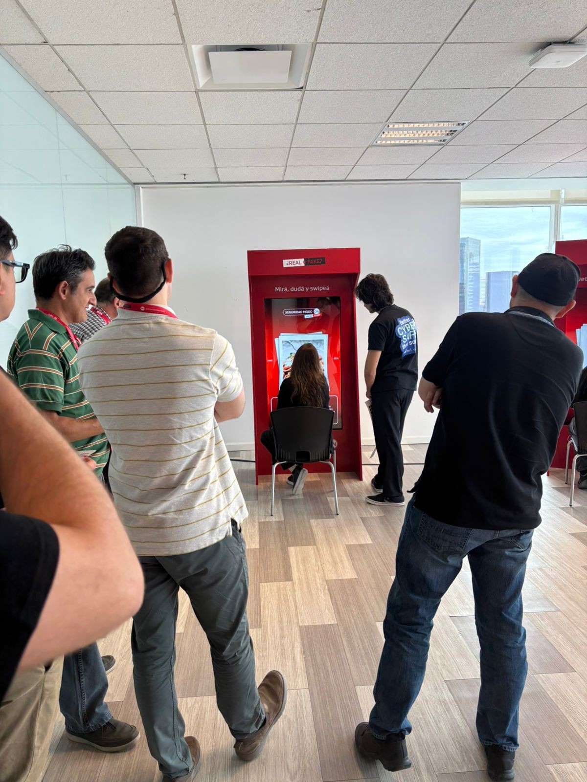 ICBC Argentina — Tótems interactivos Semana de la Ciberseguridad