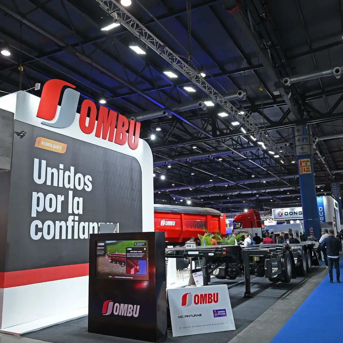 Experiencia Táctil 360° de Ombu Remolques en Expo Transporte por Sponsorealo
