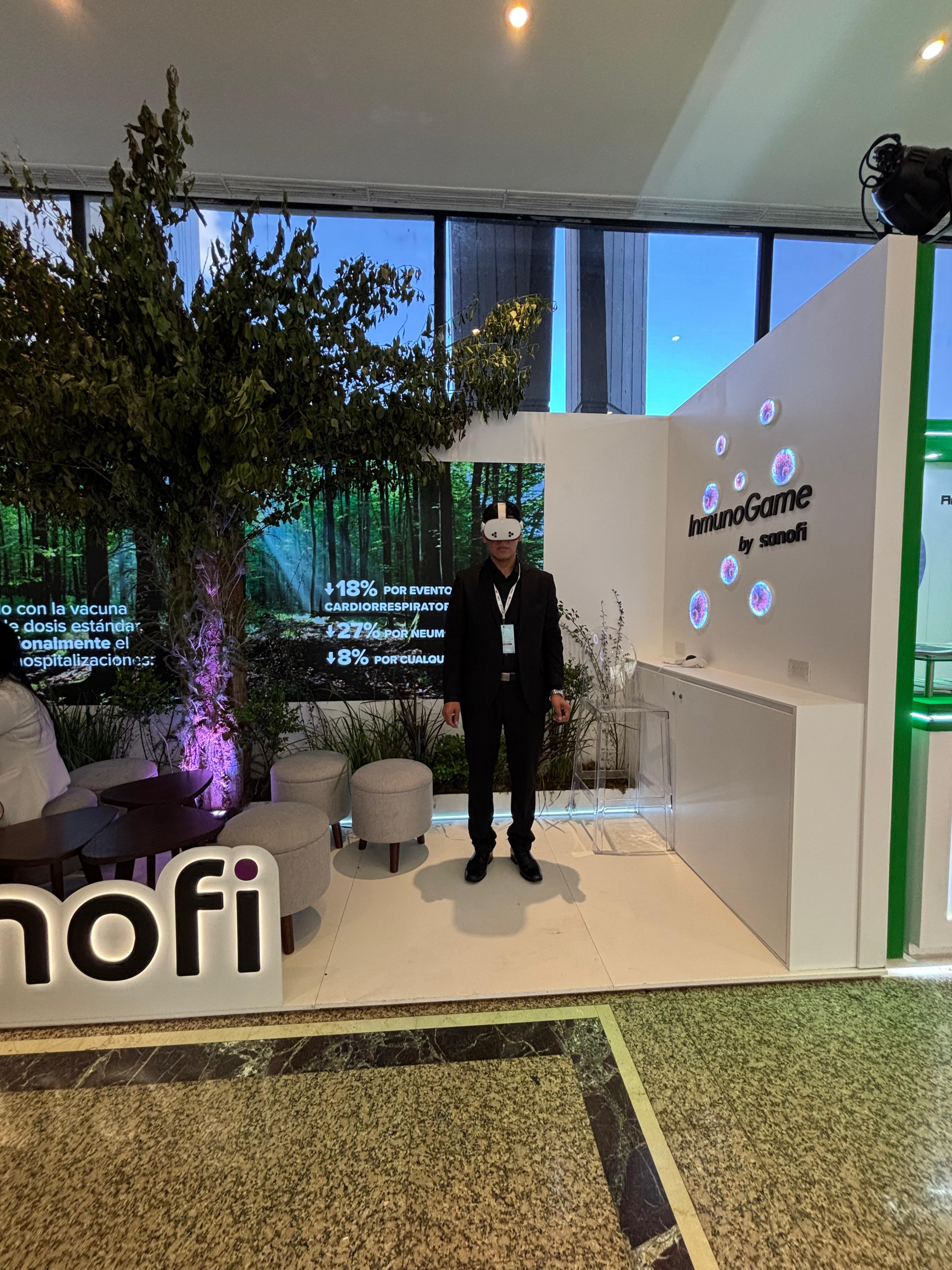 Immune XR — Experiencia de realidad mixta para Sanofi