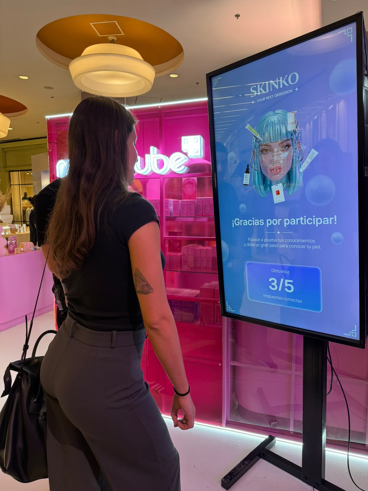 SKINKO — SKIN MATCH, experiencia interactiva en Dot Baires Shopping